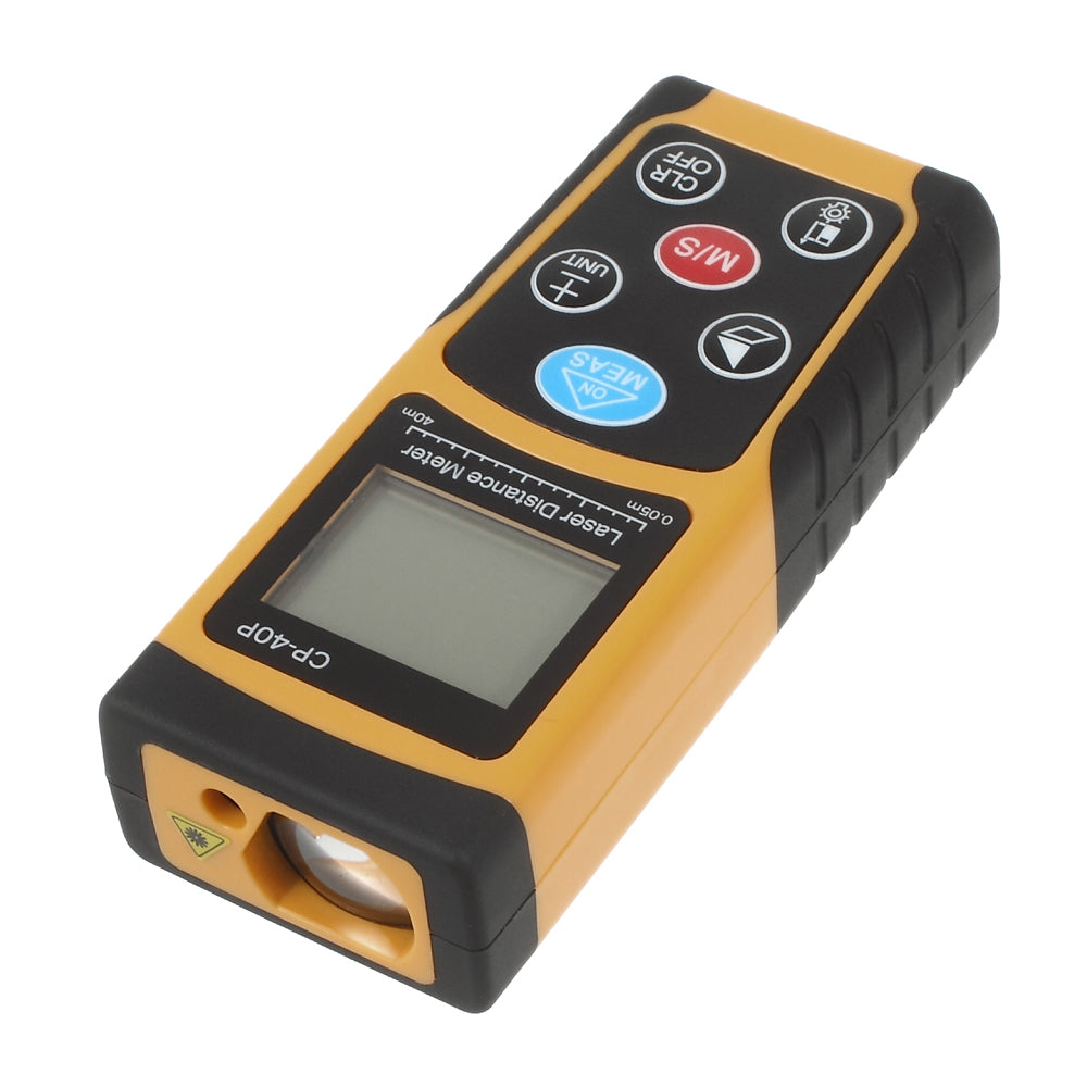 CP-40P 40m Digital Laser Distance Meter Rangefinder Area/Volume Calculation