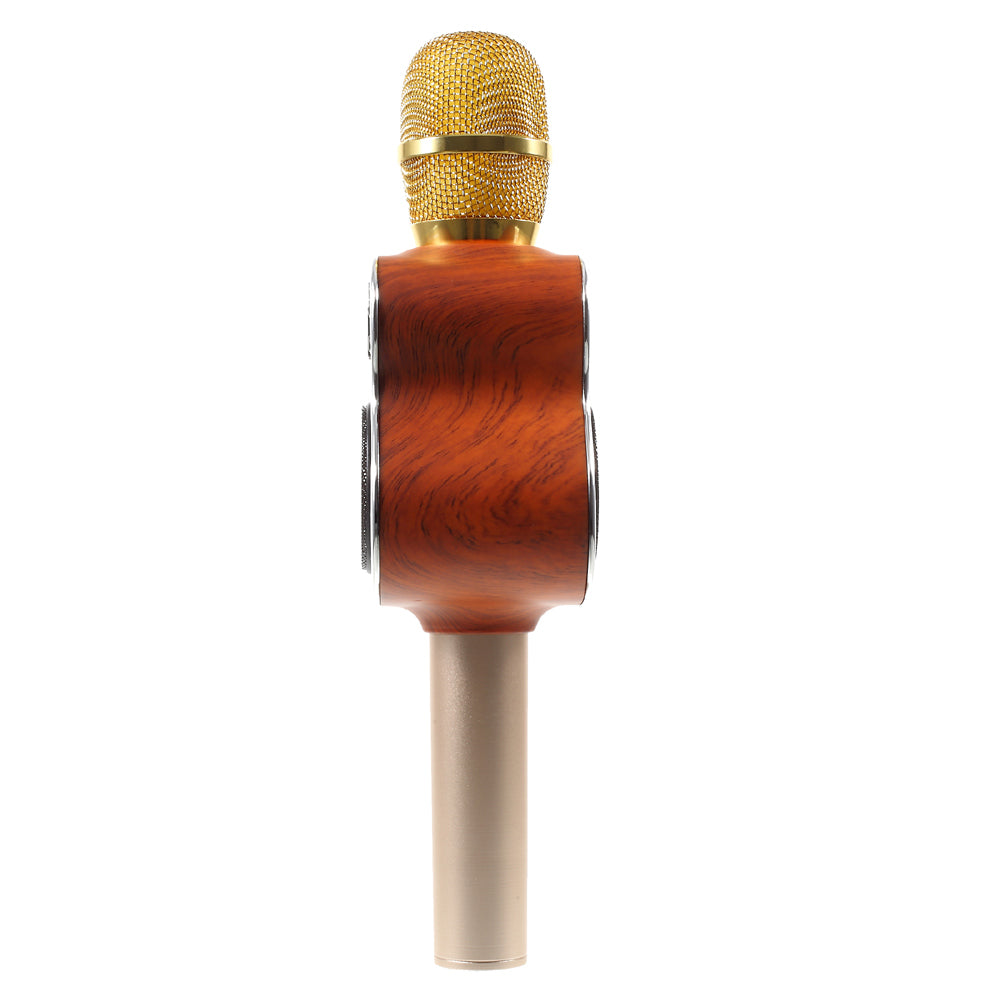 M9 Guitar Wireless Bluetooth Pocket Singing KTV Artifact Mobile Phone Microphone - Rose Gold Color