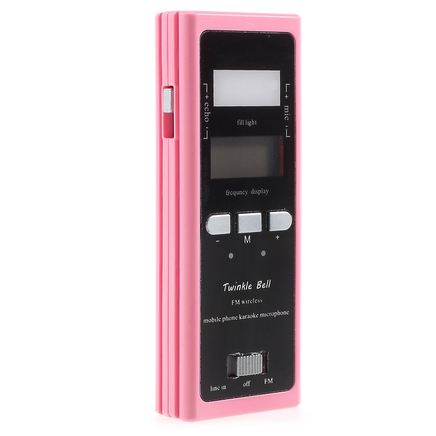 iktv-03 Wireless Cell Phone Karaoke Microphone with FM Transmitter - Pink