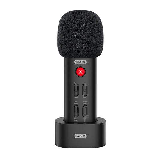 JOYROOM JR-K2 Live Karaoke Microphone Built-in 1200mAh Battery for Singing Recorder - Black