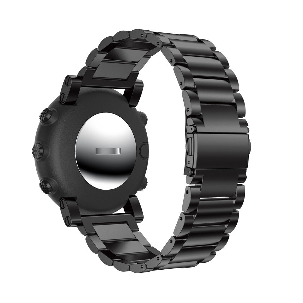 Stainless Steel Smart Watch Replacement Strap for Suunto Core - Black
