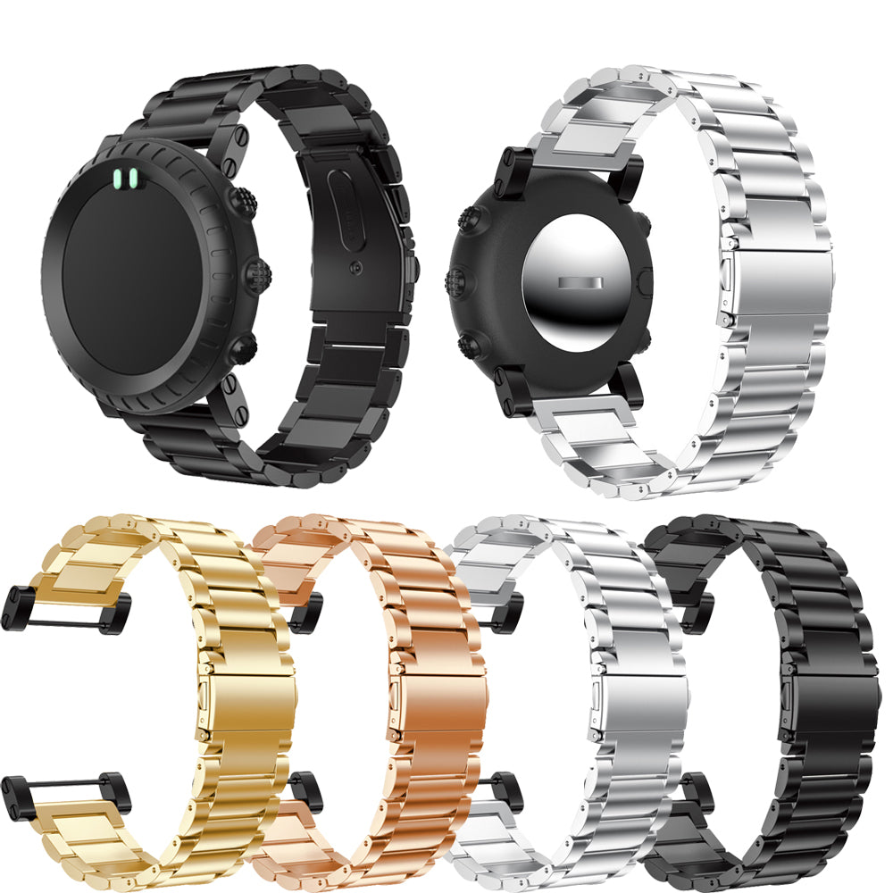 Stainless Steel Smart Watch Replacement Strap for Suunto Core - Black