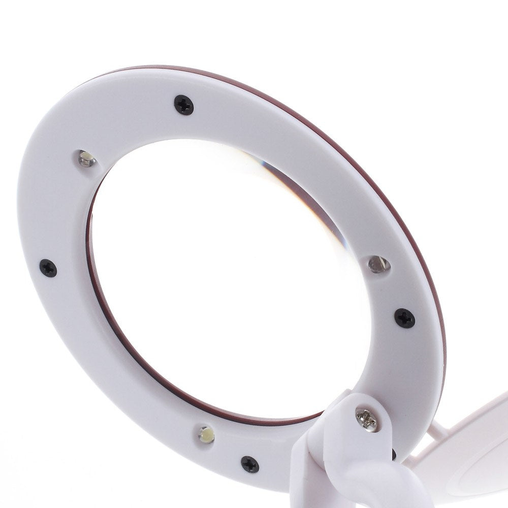Professional 14D(4.5X) Magic Magnifier with 3 Ultra Bright LEDs - White/Red