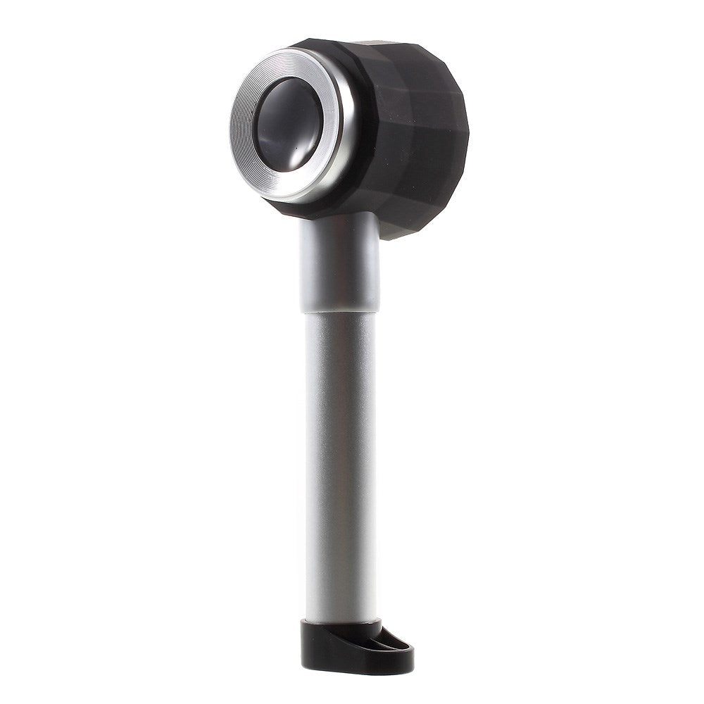 10X Optical Glass LED Lighted Handheld Magnifier Loupe with Measure Scale