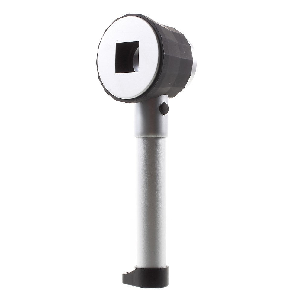 10X Optical Glass LED Lighted Handheld Magnifier Loupe with Measure Scale