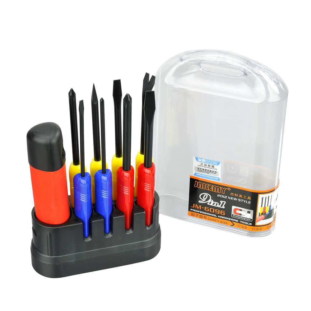 Jakemy JM-6096 9 in 1 Professional Repair Open Tools Demolition Kits Screwdriver