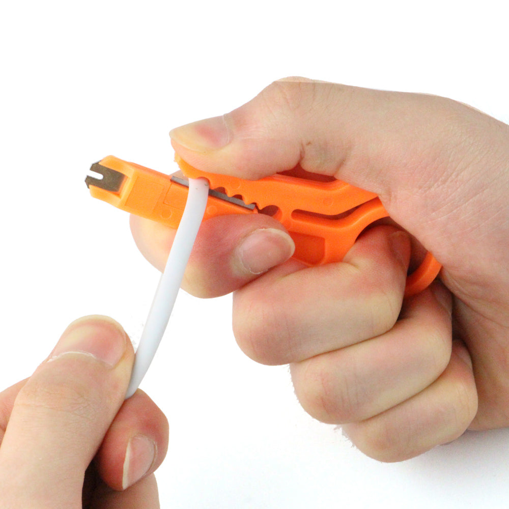 Jakemy JM-CT4-3 4P 6P 8P Telephone Network Cable Crimping Pliers Tool + Wire Cutter