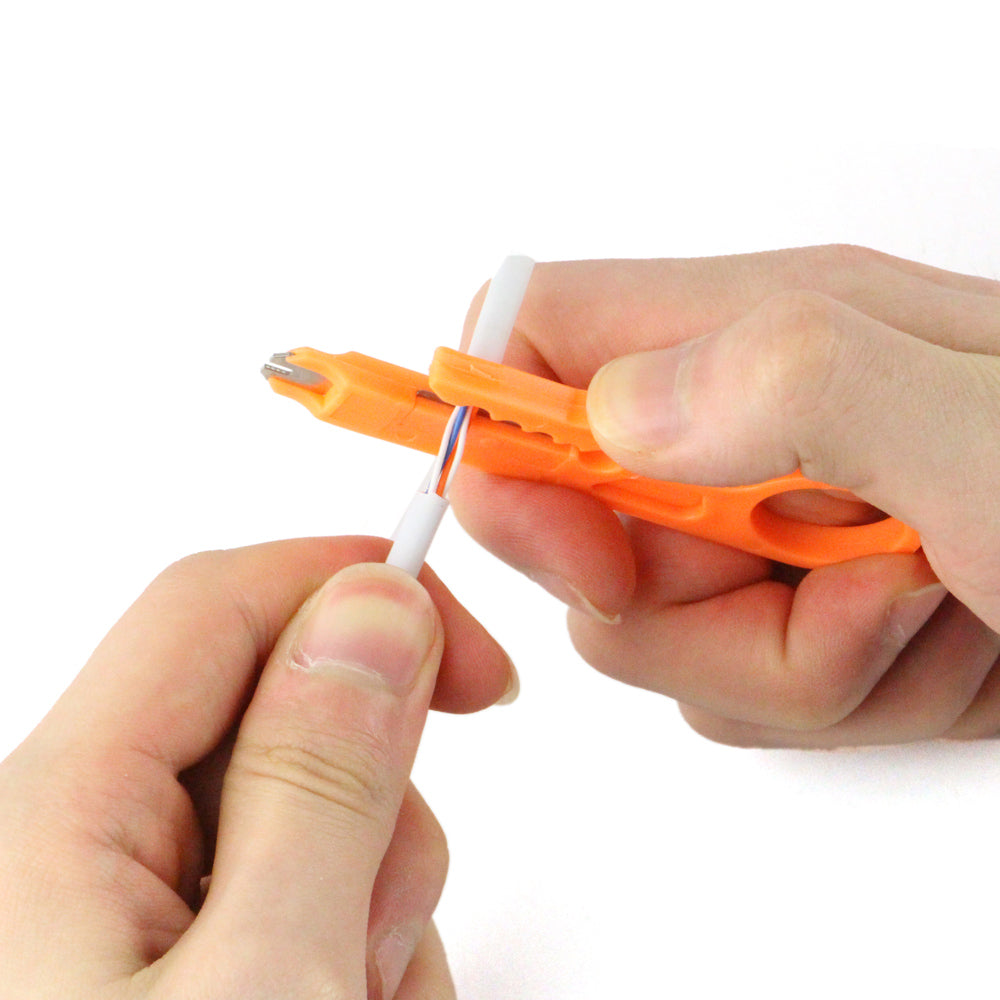 Jakemy JM-CT4-3 4P 6P 8P Telephone Network Cable Crimping Pliers Tool + Wire Cutter
