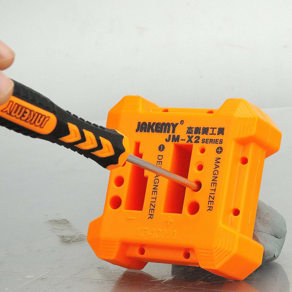 Jakemy JM-X2 Magnetizer Demagnetizer for Screwdriver Tips and Other Components