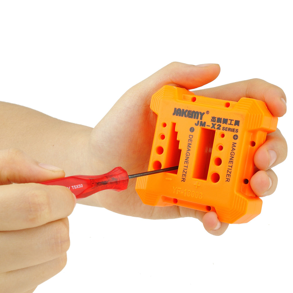 Jakemy JM-X2 Magnetizer Demagnetizer for Screwdriver Tips and Other Components