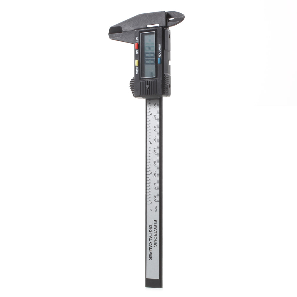 6-inch 150mm Carbon Fiber Composite Digital LCD Vernier Caliper Measurement Tool