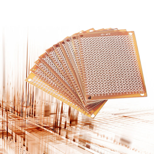 10Pcs/Set CX820 Universal PCB Boards DIY Prototype Single Side Copper PCB Boards (5x7cm)
