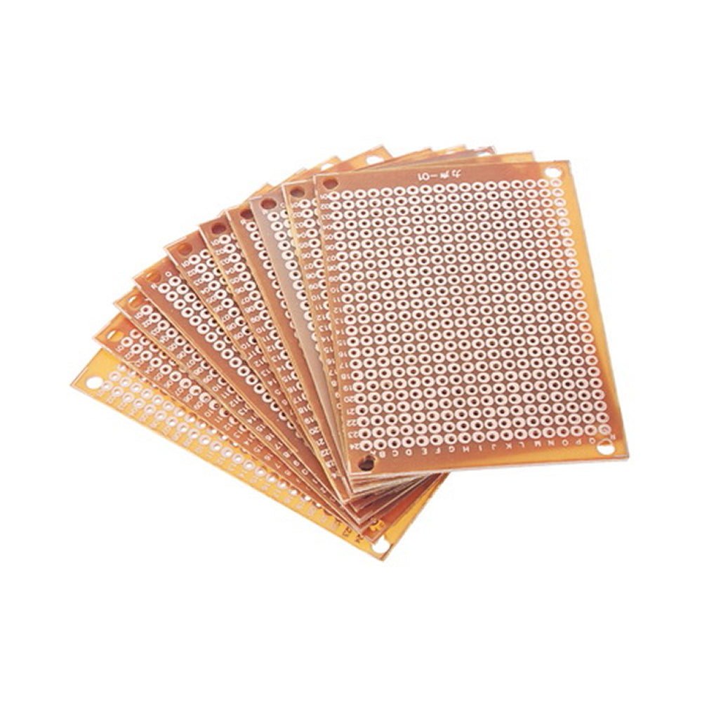 10Pcs/Set CX820 Universal PCB Boards DIY Prototype Single Side Copper PCB Boards (5x7cm)