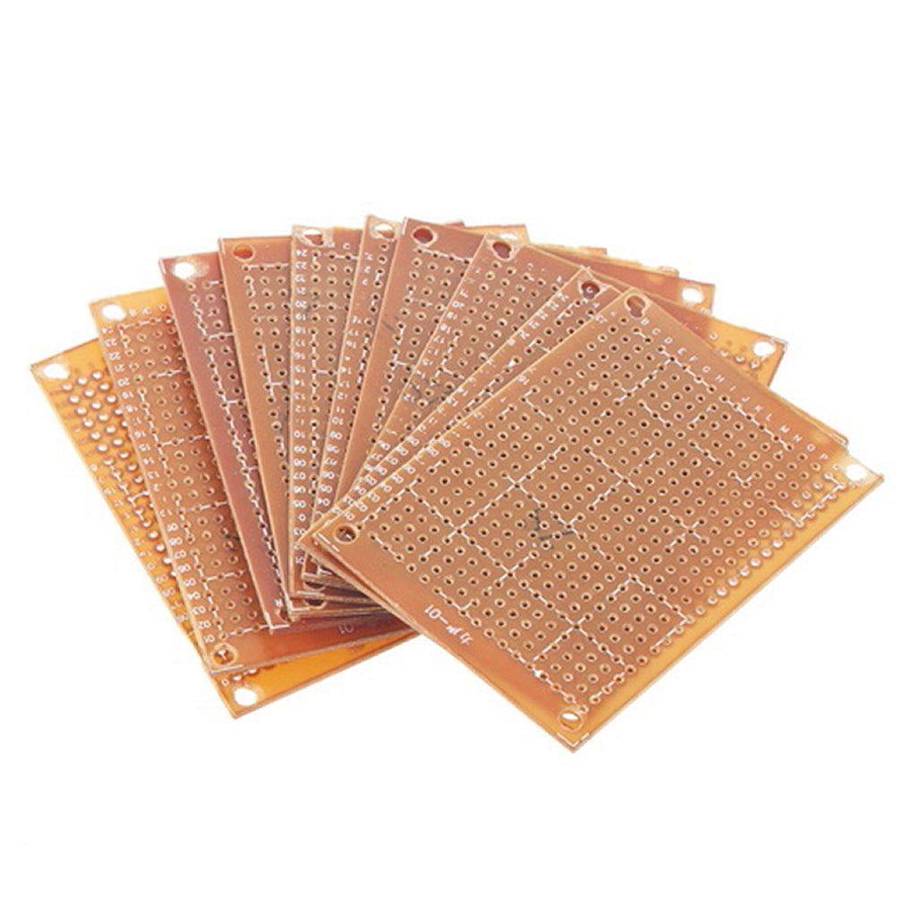 10Pcs/Set CX820 Universal PCB Boards DIY Prototype Single Side Copper PCB Boards (5x7cm)