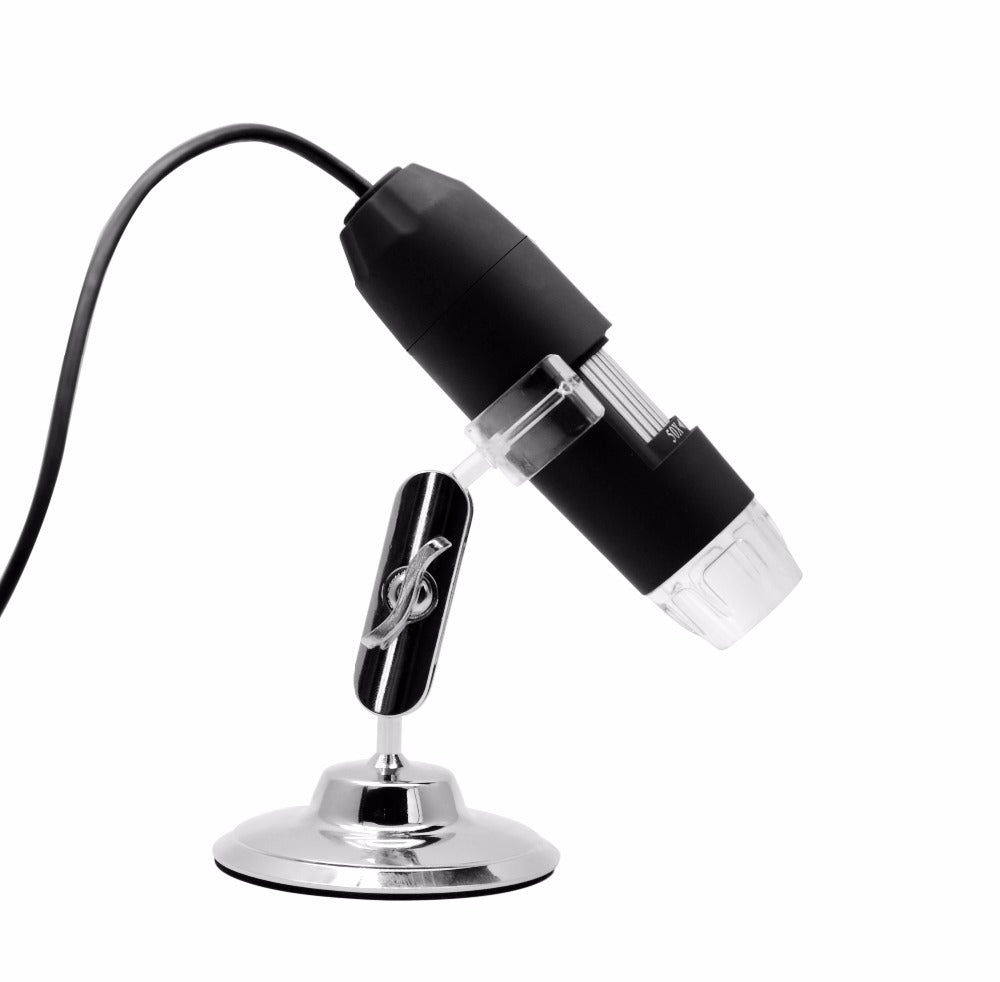 Digital Microscope 3-in-1 USB Endoscope 50X-1000X Magnification 8-LED Mini Camera for Mac Window Android
