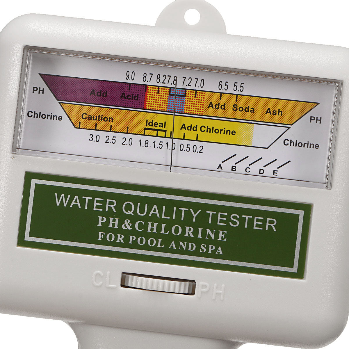 PC101 PH Meter Water Quality PH CL2 Chlorine Tester Level Meter for Swimming Pool
