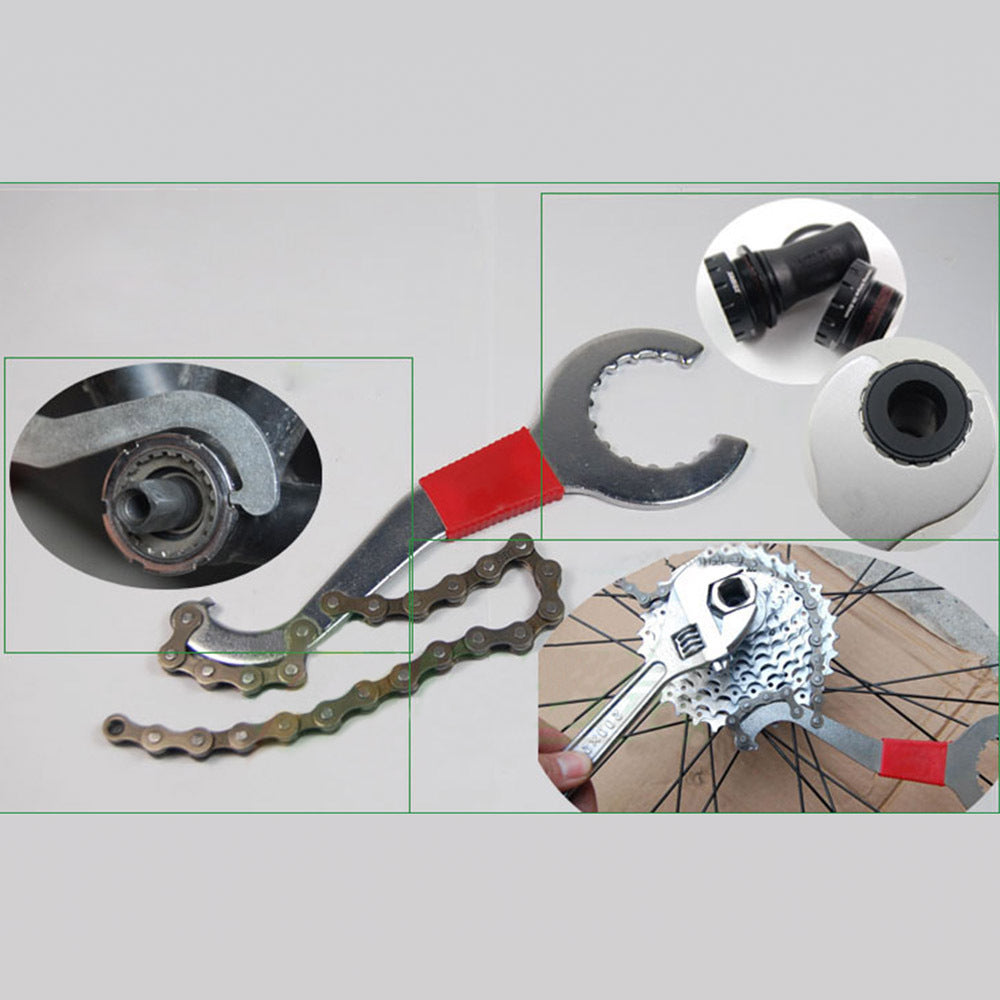 3-in-1 Cycling Repairing Tool Bike MTB Bicycle Flywheel Chain Disassembly Wrench