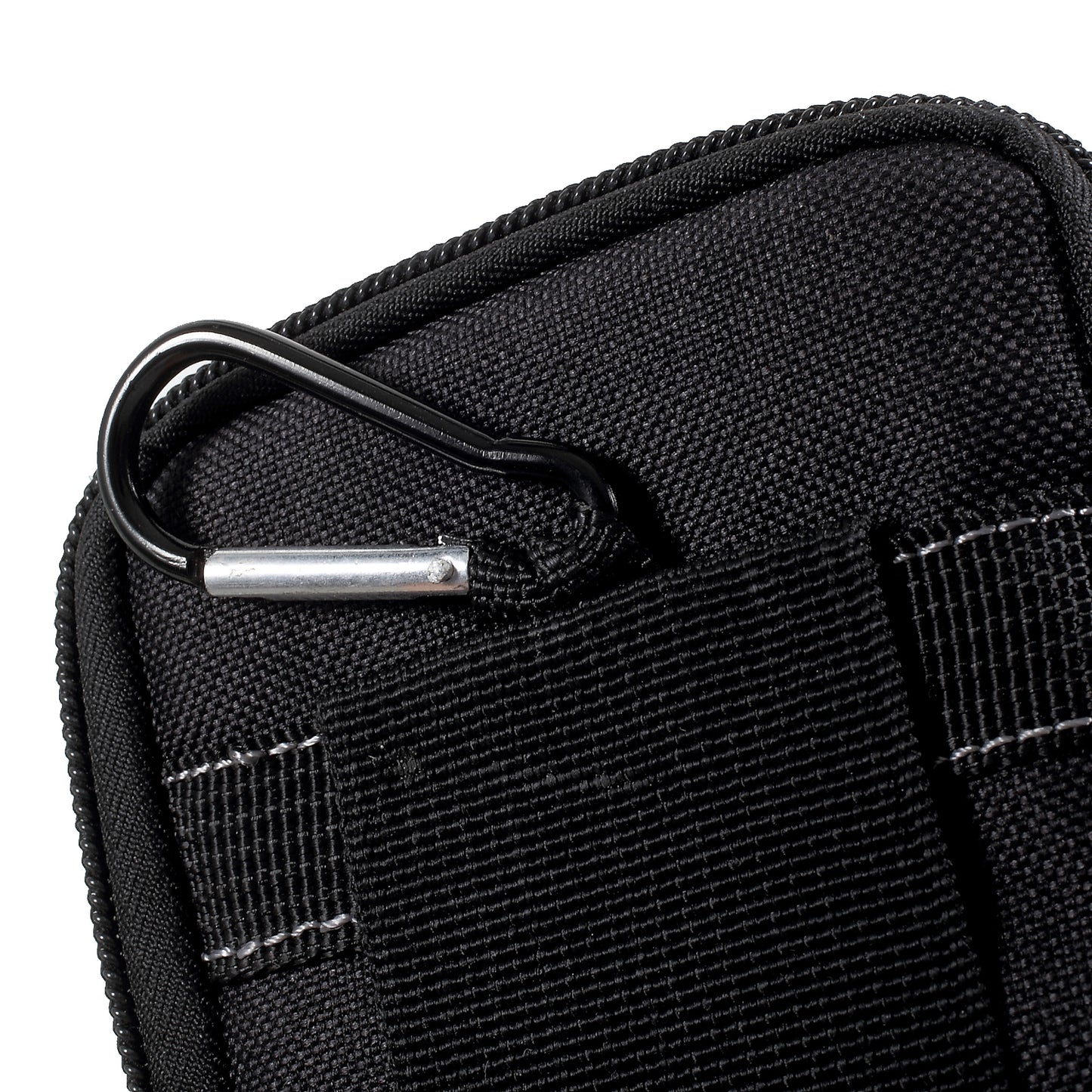 EDC Utility Gadget Bag with Cell Phone Holster Waist Pack Outdoor Tactical Pouch - Black