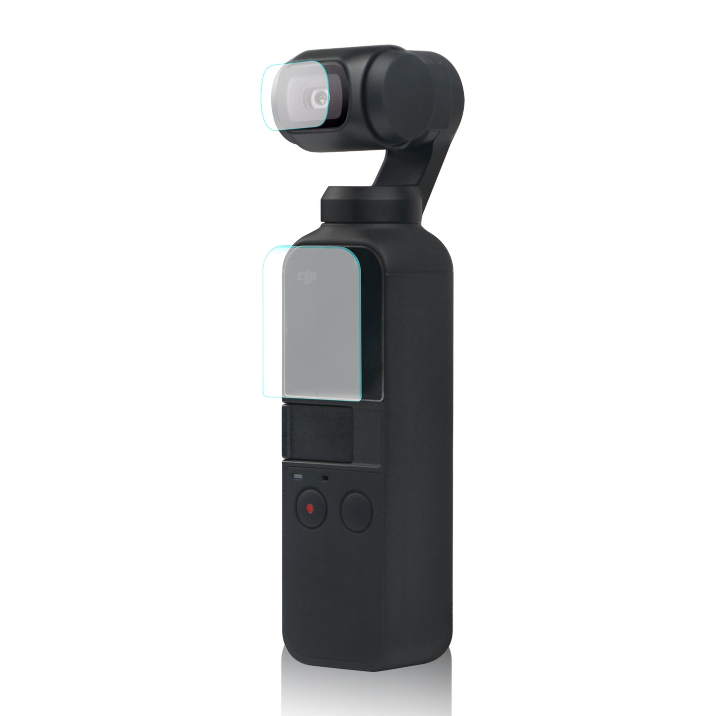 SHELNGKA Tempered Glass Screen Protector + Lens Protector for DJI Osmo Pocket
