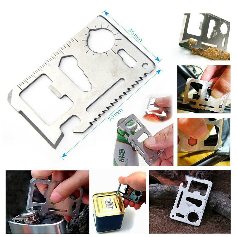 Multi-Functional Tool Sets Compass Whistle Knife for Camping, Hiking, Climbing