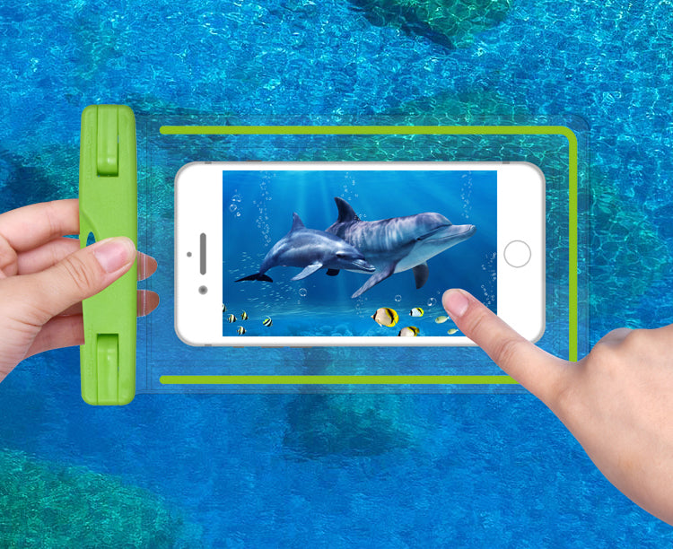 ETS-003 Noctilucent Waterproof Bag Strap Case for iPhone 7 Plus - Green
