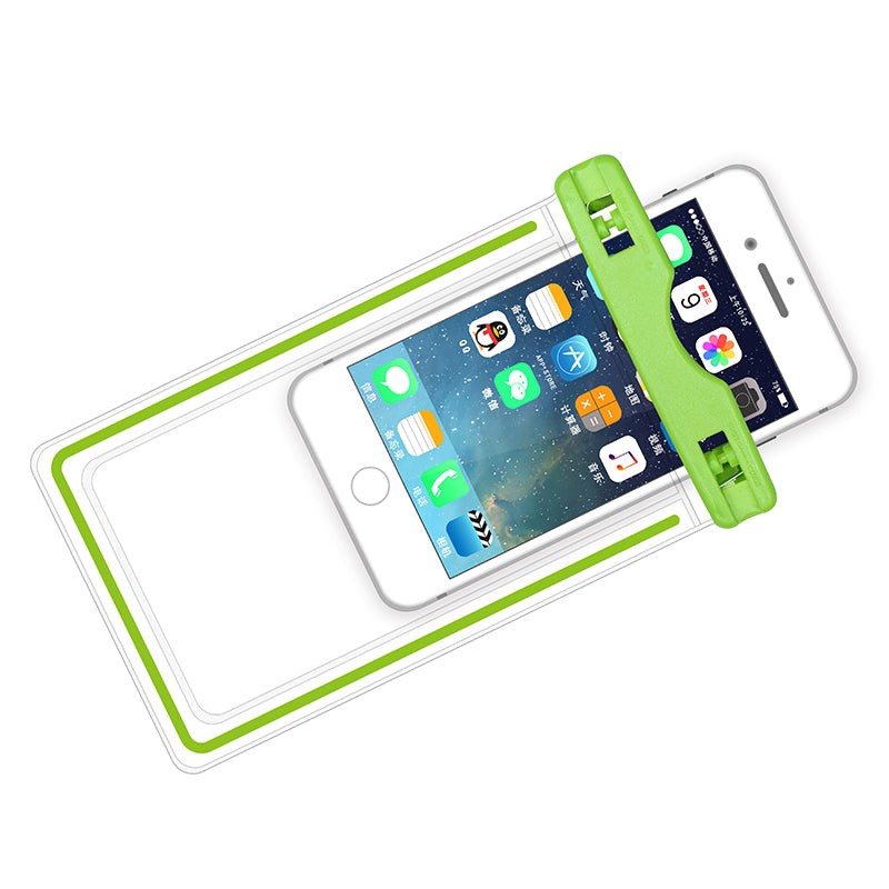 ETS-003 Noctilucent Waterproof Bag Strap Case for iPhone 7 Plus - Green