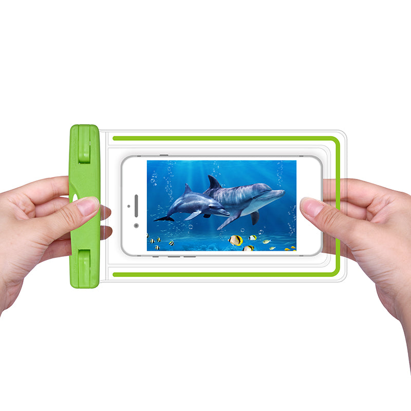 ETS-003 Noctilucent Waterproof Bag Strap Case for iPhone 7 Plus - Green