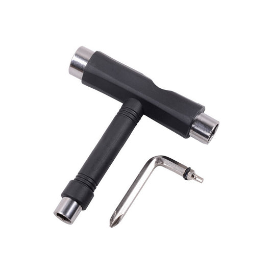 T-shape Wrench + Cross and Hexagon Screwdriver (Random Color) for Skateboard