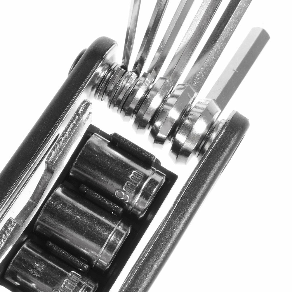 Multi Function Bicycle Repair Tool w/ Patch Kit &amp; Tire Levers