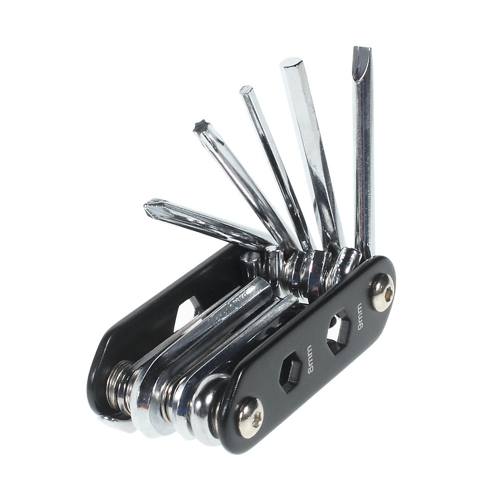 SAHOO 21255 Bike Bicycle Tool Set with Tire Repair Kit, Multifunctional Tool, Inflator Pump