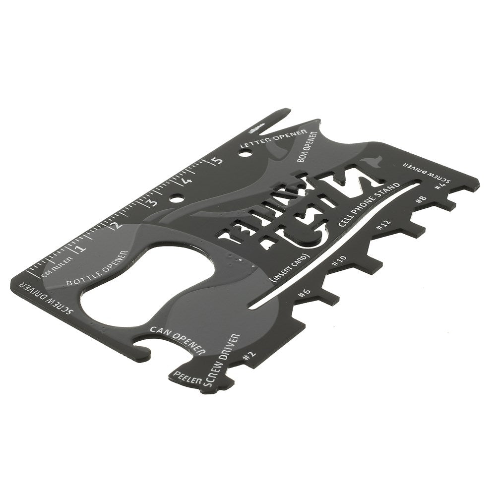 18-in-1 Multi-purpose Credit Card Size Pocket Camping Tool
