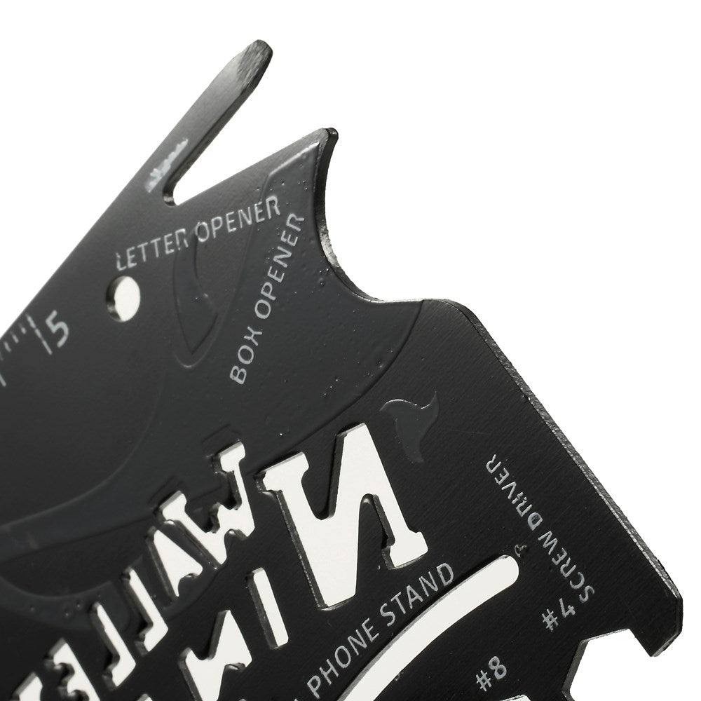 18-in-1 Multi-purpose Credit Card Size Pocket Camping Tool