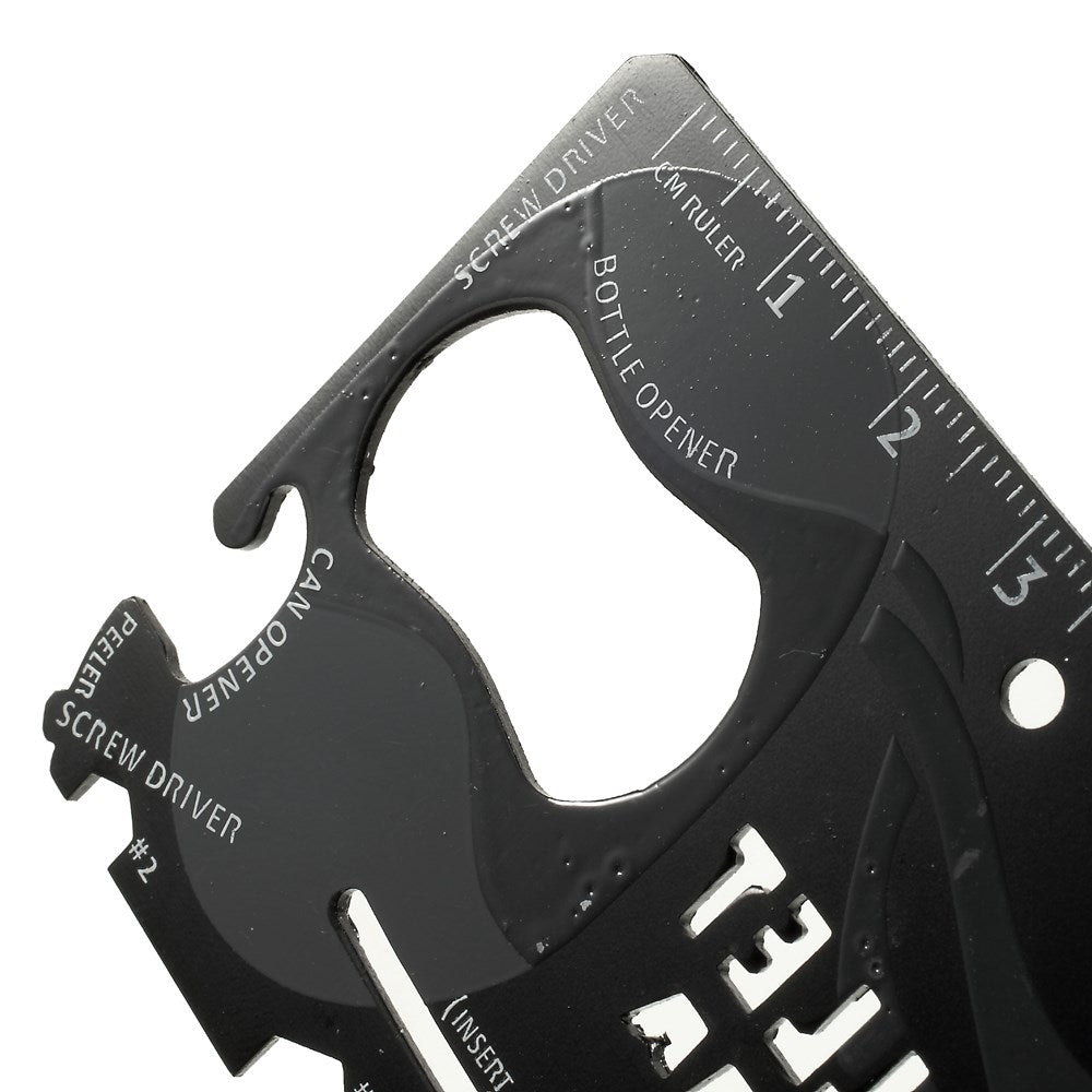 18-in-1 Multi-purpose Credit Card Size Pocket Camping Tool
