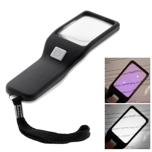 BW-017 Magnifier 5X Magnification with LED UV Light Visual Aid for Seniors