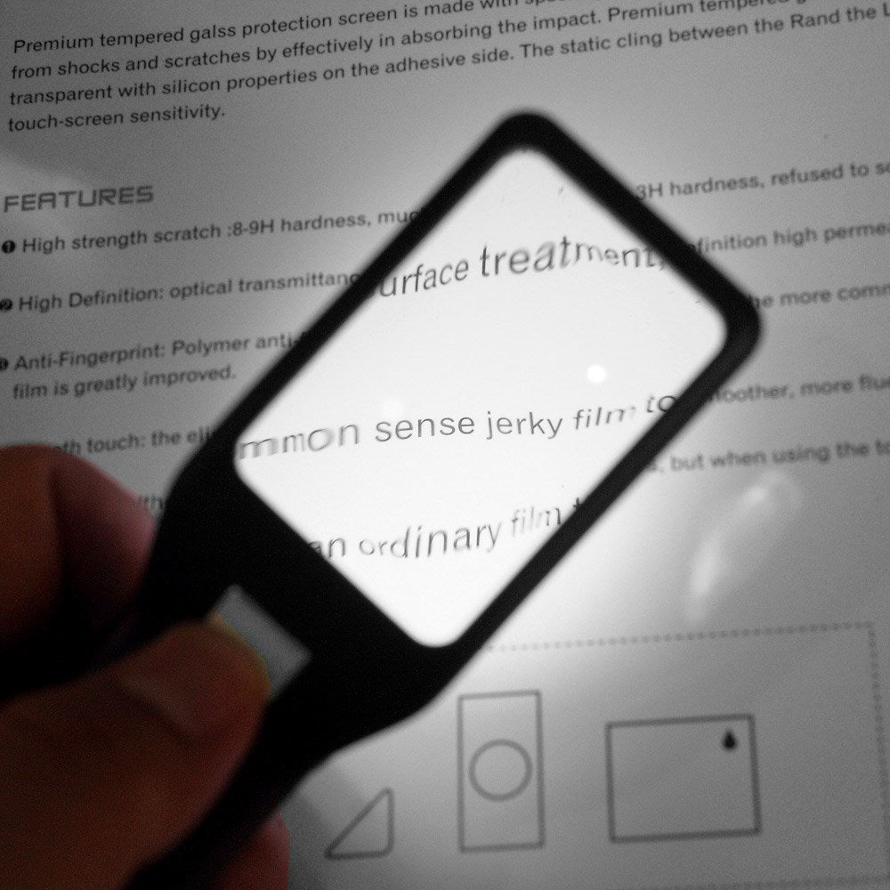 BW-017 Magnifier 5X Magnification with LED UV Light Visual Aid for Seniors