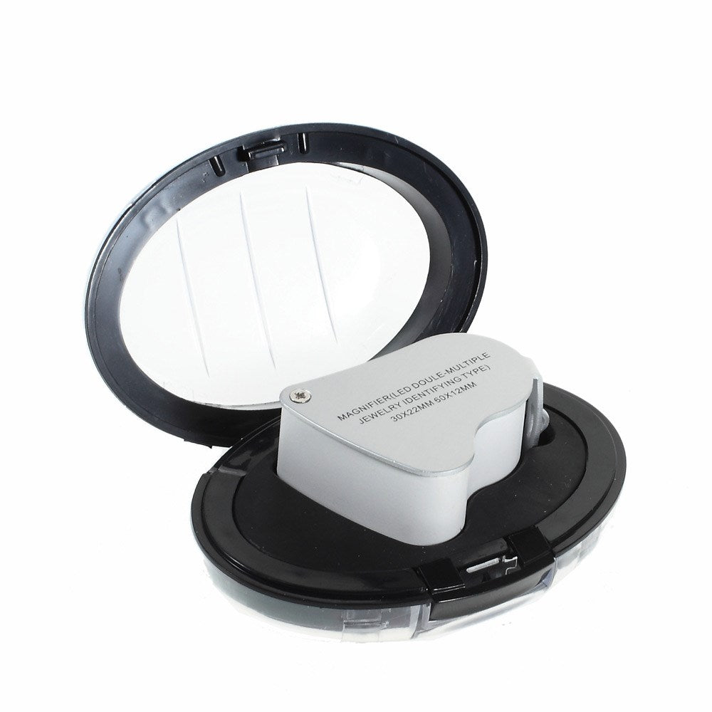 Mini Portable Jewel Identifying Appraise 15-30X Magnifier