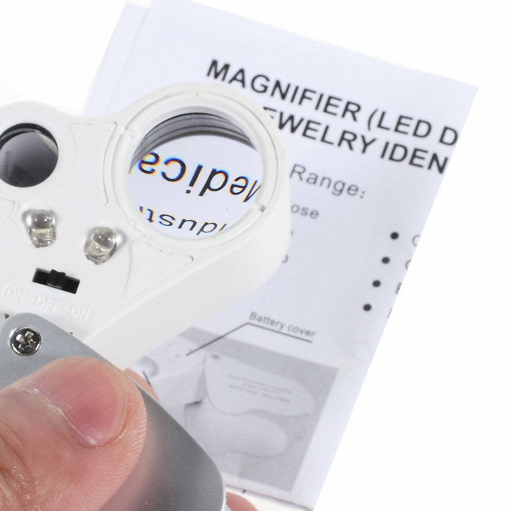 Mini Portable Jewel Identifying Appraise 15-30X Magnifier