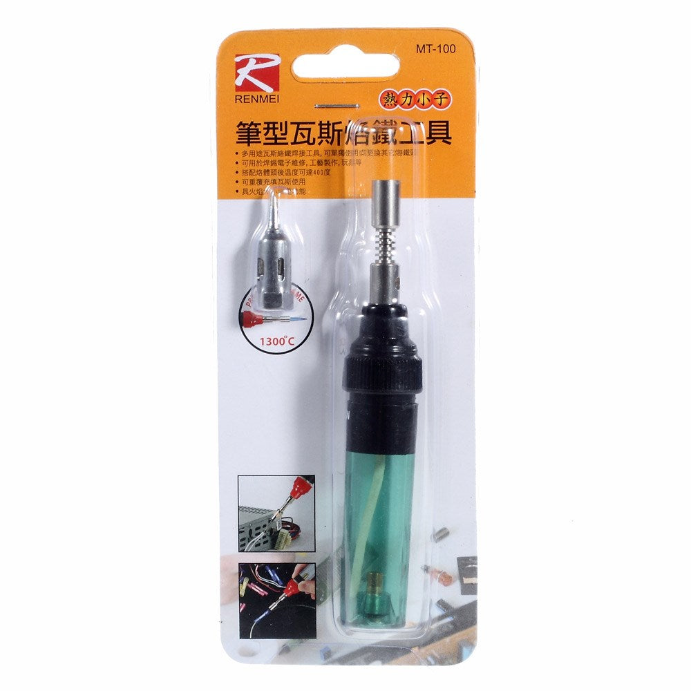 MT-100 Pen Shape Cordless Butane Gas Soldering Iron Torch Welding Tool