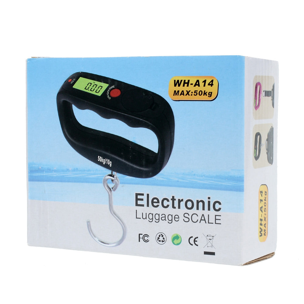 WEIHENG WH-A14 Handheld Electronic Luggage Scale with LCD Screen, Max 50Kg