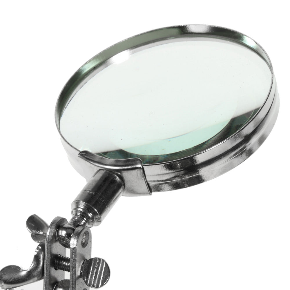 5X Magnifier Stand with Three Handles for Welding Mobile Phone Repair Mold Production