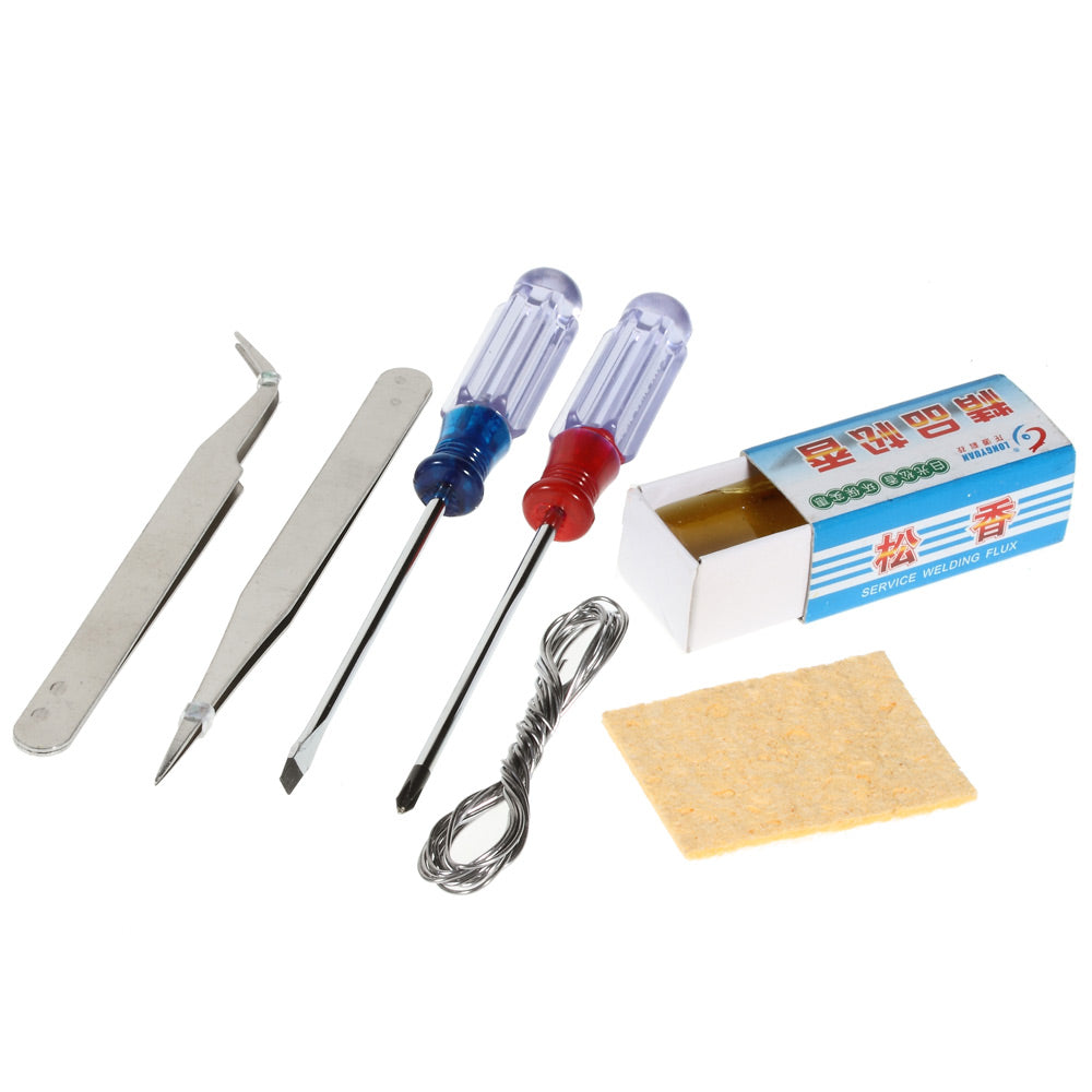 FZ-60 110V 30W Electric Soldering Iron Tool Set with Iron Stand Solder Sucker Rosin