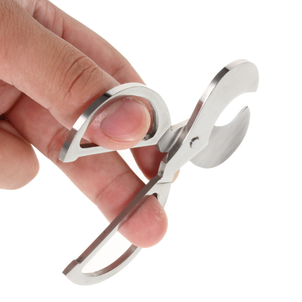 Large Size Stainless Steel Cigar Cutter Scissors