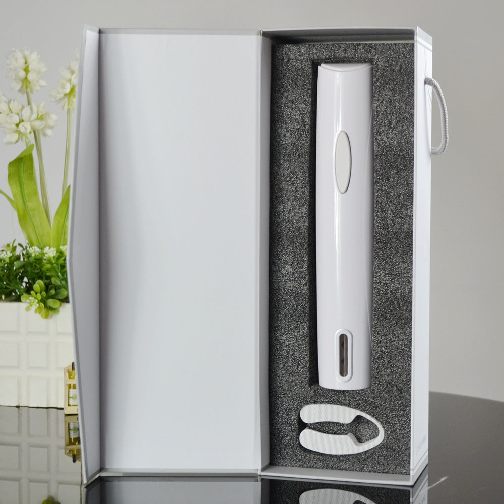 Electric Wine Opener Powered by Battery - White