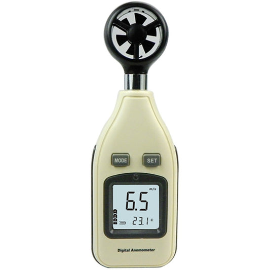 GM816A Electric LCD Handheld Anemometer Air Velocity Temperature Meter