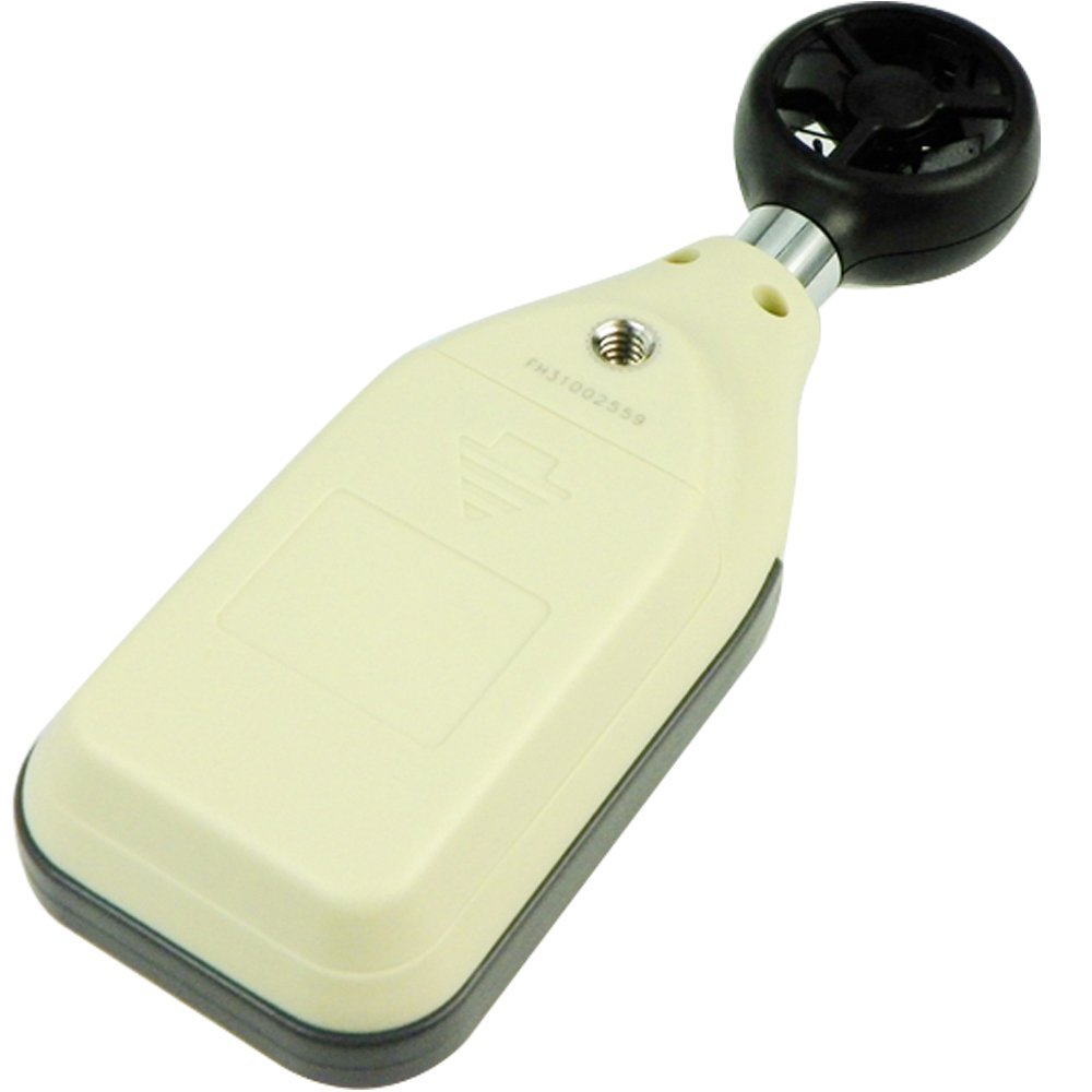 GM816A Electric LCD Handheld Anemometer Air Velocity Temperature Meter
