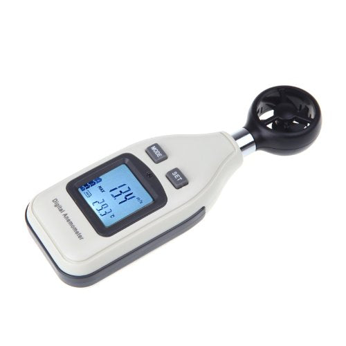 GM816A Electric LCD Handheld Anemometer Air Velocity Temperature Meter