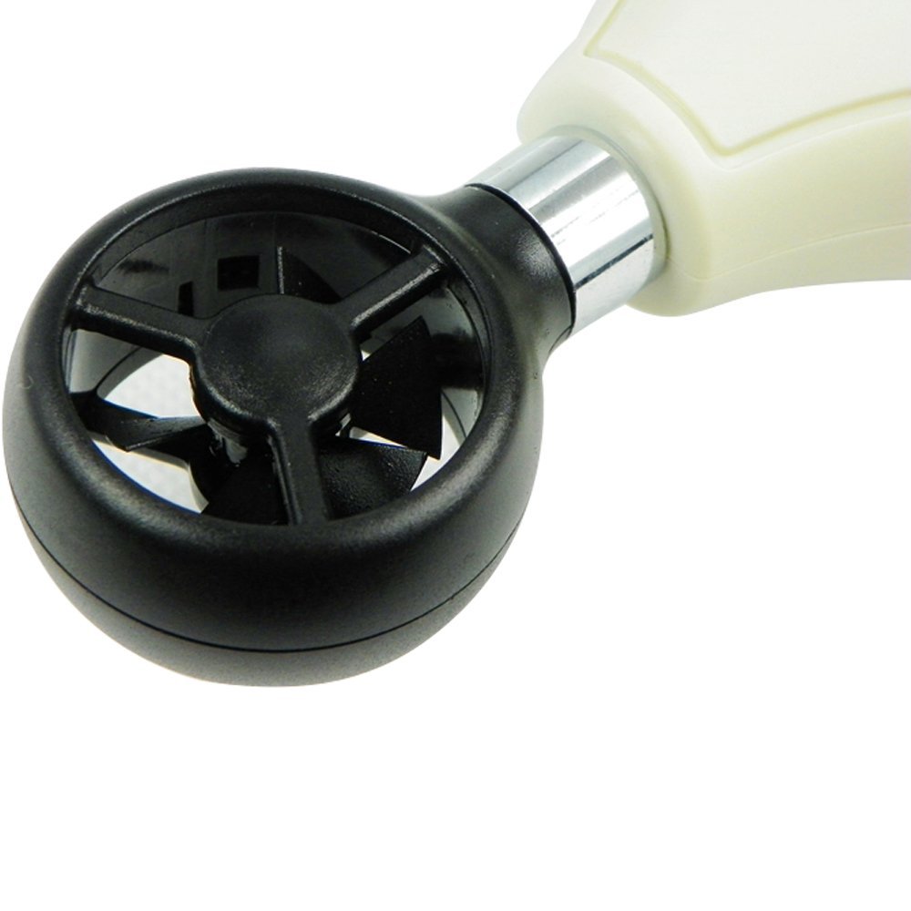 GM816A Electric LCD Handheld Anemometer Air Velocity Temperature Meter