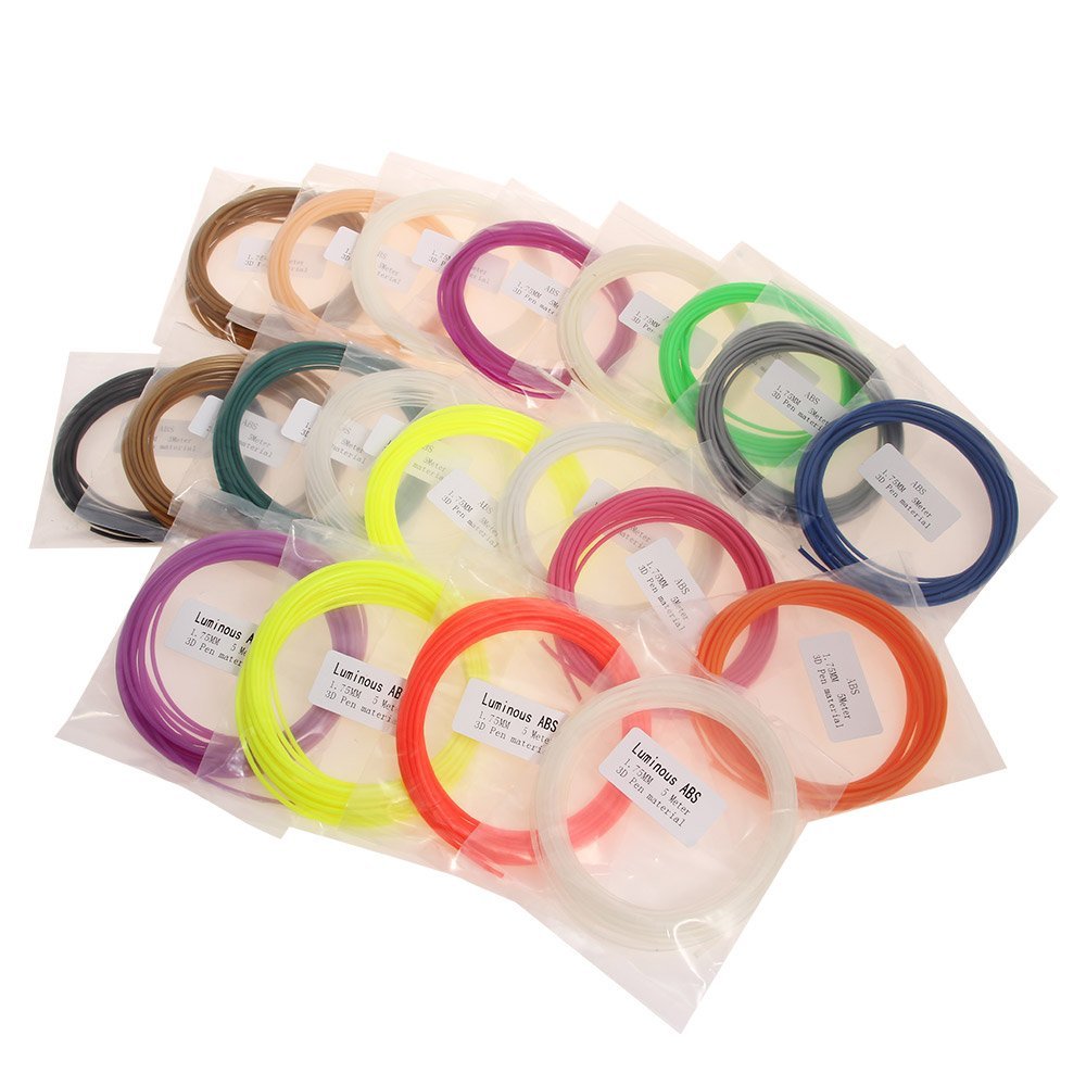20PCS/Lot ABS 3D Printer Filament, Length: 10M