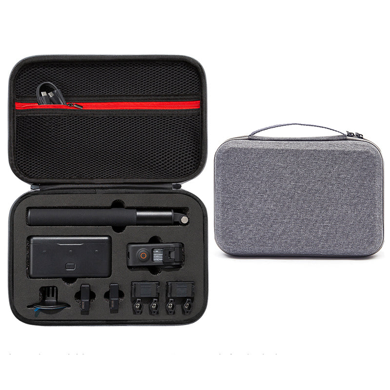 Storage Bag for DJI Osmo Action 3, Portable Camera Accessories Protection Box Carrying Case - Grey