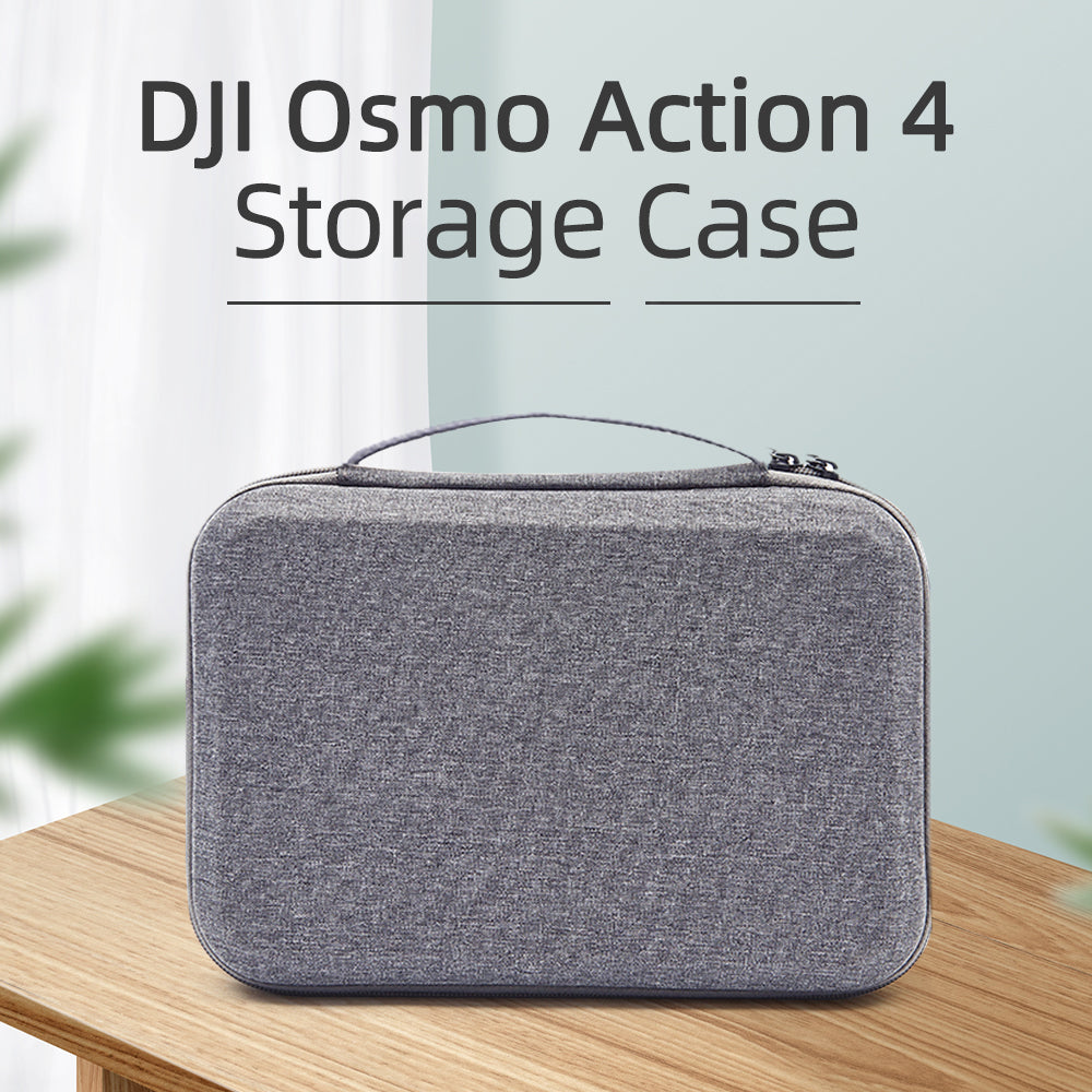 Storage Bag for DJI Osmo Action 3, Portable Camera Accessories Protection Box Carrying Case - Grey